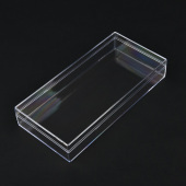 盒PS塑胶盒 产品配件盒带盖包装 全透明长方形塑料盒175x85x30 数码