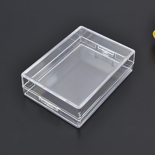 全透明卡片盒ps塑料收纳盒98x72x30储存盒中号扑克盒产品包装盒