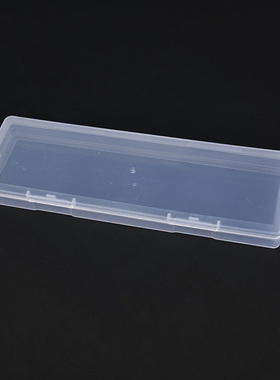 透明PP塑料盒195x65x17 长条形扁盒 跨境塑料包装盒 首饰收纳盒