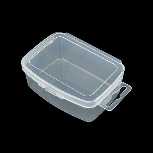 长方形透明PP塑料盒螺丝小零件盒