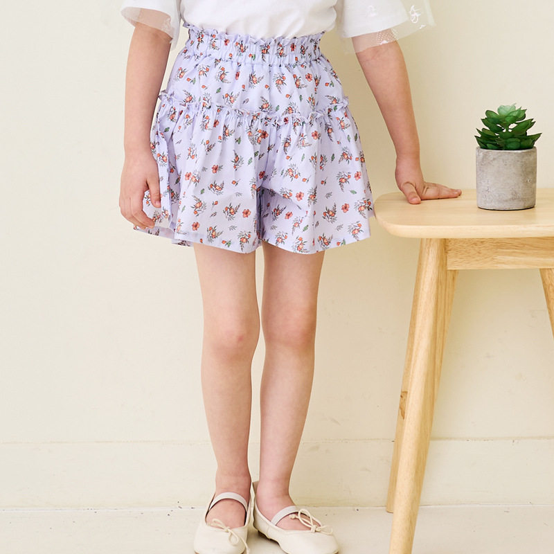 夏季薄款女童裙裤  简约碎花宝宝短裤  清凉透气松紧腰裤子,童装/婴儿装/亲子装,裤子,淘宝优惠券,粉丝福利购,淘宝优惠卷