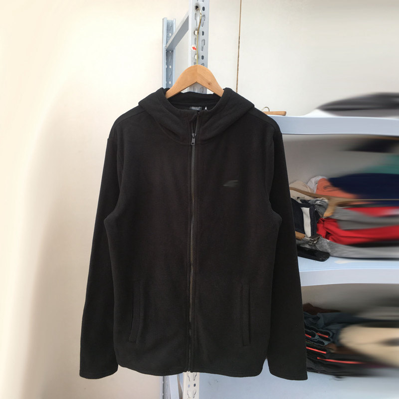 外贸春秋男装户外运动抓绒卫衣