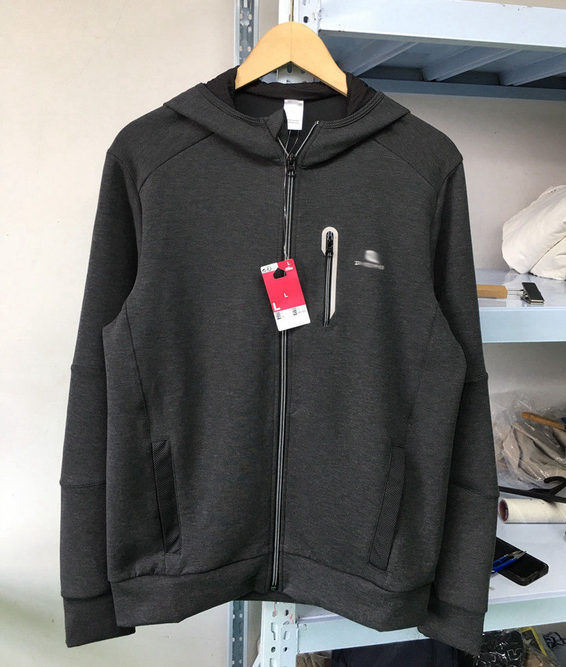 运动速干卫衣连帽开衫