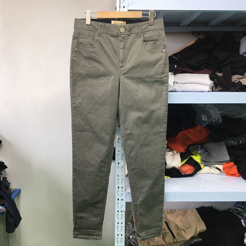 外贸春秋女款休闲裤女士弹力直筒裤长裤子微弹力纯棉,女装/女士精品,休闲裤,淘宝优惠券,粉丝福利购,淘宝优惠卷