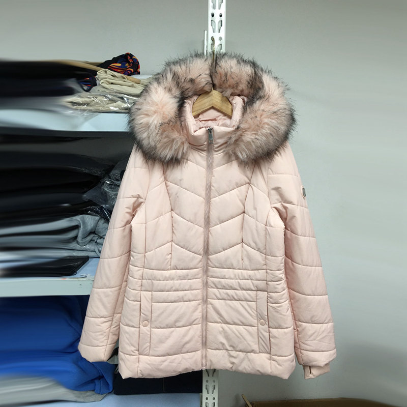 女装棉衣冬季女士中长款连帽