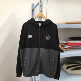 手感赞 球队系列 外贸春季男款连帽卫衣休闲拉链开衫外套有加大码