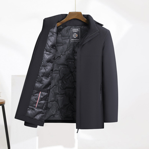 直播冬季男士休闲商务风棉服加厚外套爸爸装棉袄M551-P80