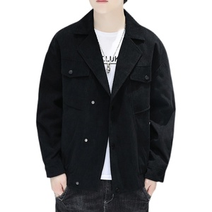 秋冬新款男士翻领灯芯绒休闲西服外套夹克男士上衣JK861-P60图片