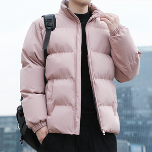 冬季男士韩版立领宽松港风棉袄情侣款新款加厚外套9128-P50图片