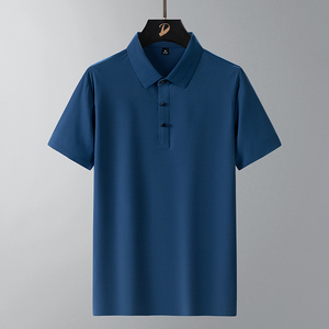 直播polo衫夏季新款高品质男士翻领冰丝T恤商务休闲短袖T331-P35图片