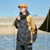 2026秋季新款冲锋衣连帽夹克户外工装日系百搭撞色外套2363-P60，男装夹克，星座1403A