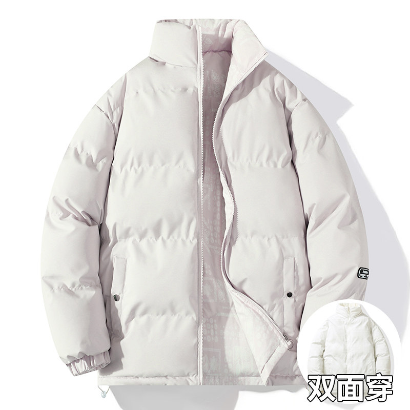 直播双面穿羽绒棉服男休闲外套宽松大码立棉衣987-P55,男装棉衣,星座1403B