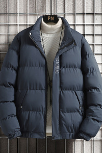 棉衣男冬季棉袄短款立领韩版休闲外套男加厚保暖羽绒棉服8388-P45图片