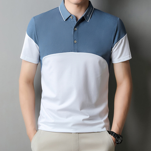 夏季polo衫男士短袖翻领t恤商务休闲简约半袖夏装上衣服T121-P32图片