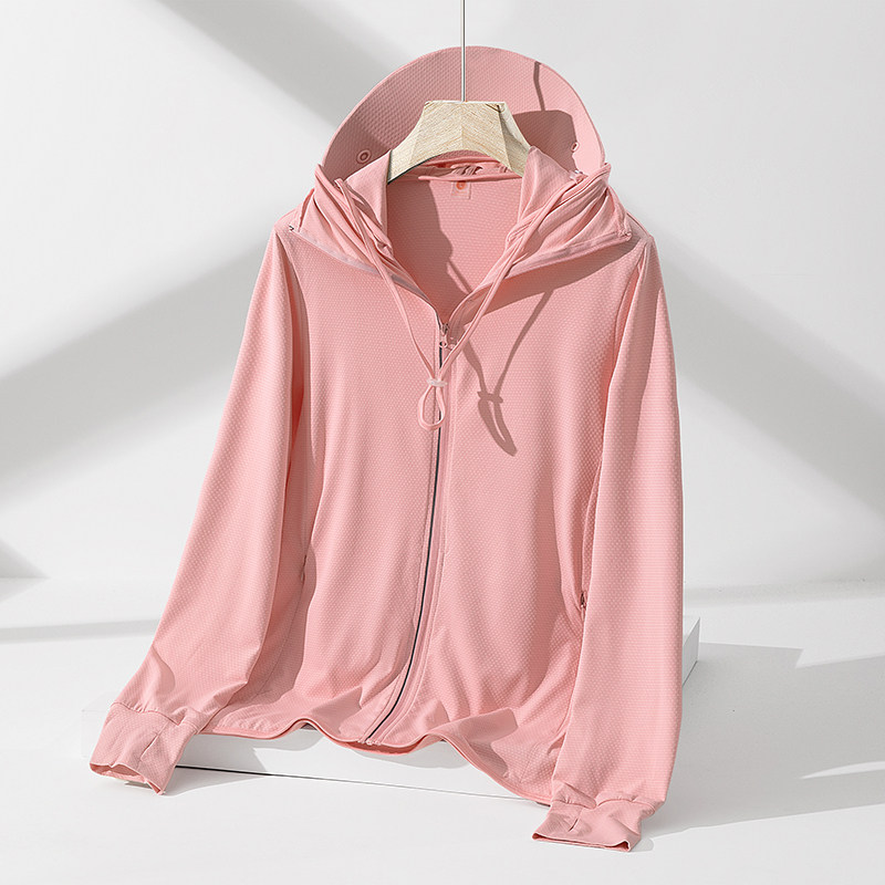 夏季皮肤衣男户外运动钓鱼防晒衣情侣款连帽外套防晒服女9089-P25，男装防晒衣，星座1403B