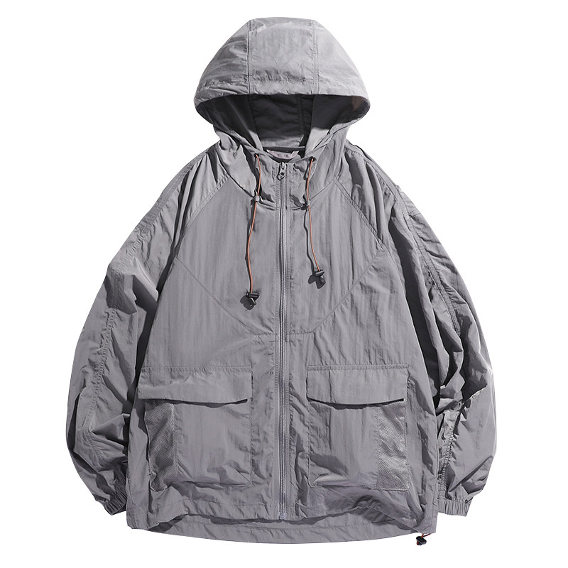 防晒衣男士夏季轻薄款户外连帽骑行服潮牌港风冰丝外套2350-P33,商品下架区,星座1403A