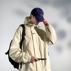 2024春季新款冲男潮牌刺绣宽松连帽登山服工装夹克外套2373-P55图片