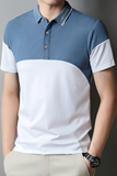 夏季polo衫男士短袖翻领t恤商务休闲简约半袖夏装上衣服T121-P32，男装Polo衫，星座1403B