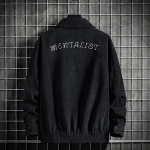 秋冬新款男士翻领灯芯绒休闲西服外套夹克男士上衣JK861-P60图片