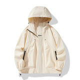 2024春季新款冲锋衣男潮牌宽松连帽登山服工装夹克外套2373-P55，商品下架区，星座1403B