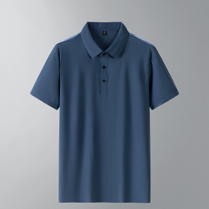 直播polo衫夏季新款高品质男士翻领冰丝T恤商务休闲短袖T331-P35图片
