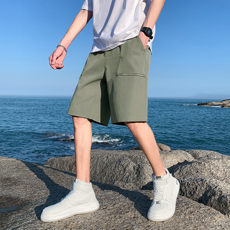 海边2023夏季日系五分裤男士短裤中腰休闲沙滩裤青年DK278-P15,男装休闲裤,星座1403B
