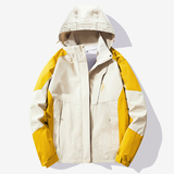 爆春秋男士连帽冲锋衣男薄款户外防风防水旅游单层外套1818-P58，男装夹克，星座1403B