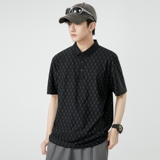 夏季B字母高品质冰丝无痕锦纶T恤男Polo衫男上衣公版翻领T999-P35，男装Polo衫，星座1403B