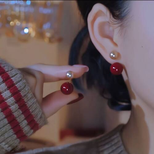 思慕琦轻奢甜美两戴珍珠耳环