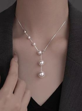 满天星仿珍珠项链女新款