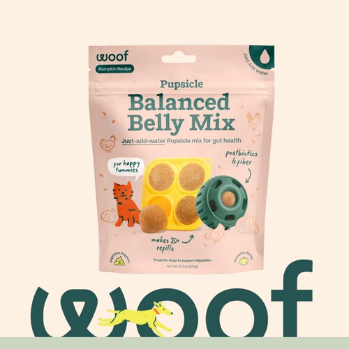 【现货】Woof 漏食球Pupsicle 补充 狗狗益生元后生元混合冰棒粉