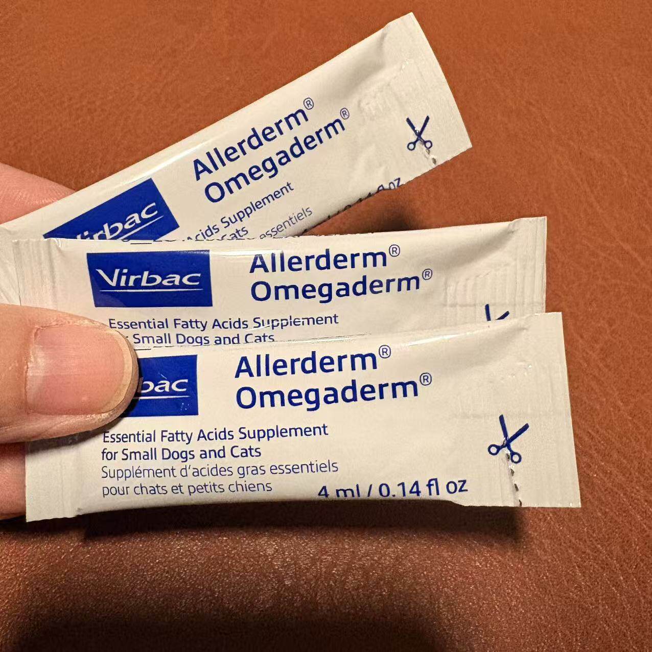 【部分现货】Virbac含Omega3和6必需脂肪酸营养补充剂+维生素 E