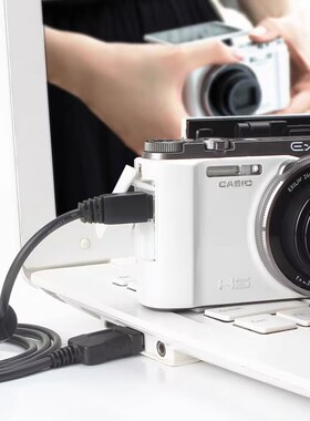 适用卡西欧相机数据线zr1000 zr1500 zr1200 tr150 充电线充电器