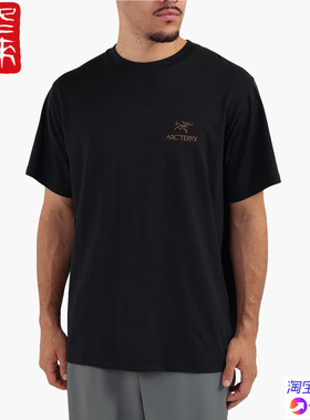 国现始祖鸟Arcteryx Kragg SL Cotton Bird Word棉质休闲短袖9535