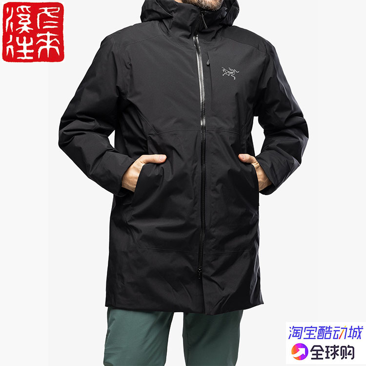 始祖鸟硬壳防风雨保暖棉服大衣