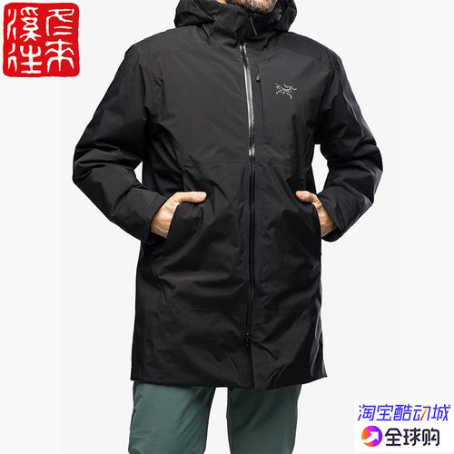 始祖鸟硬壳防风雨保暖棉服大衣