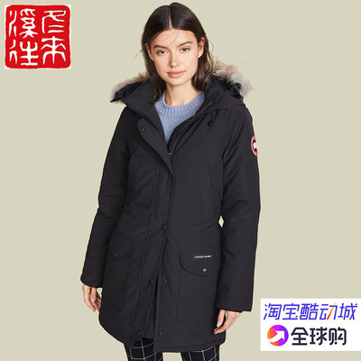 加拿大鹅女款派克大衣羽绒服6
