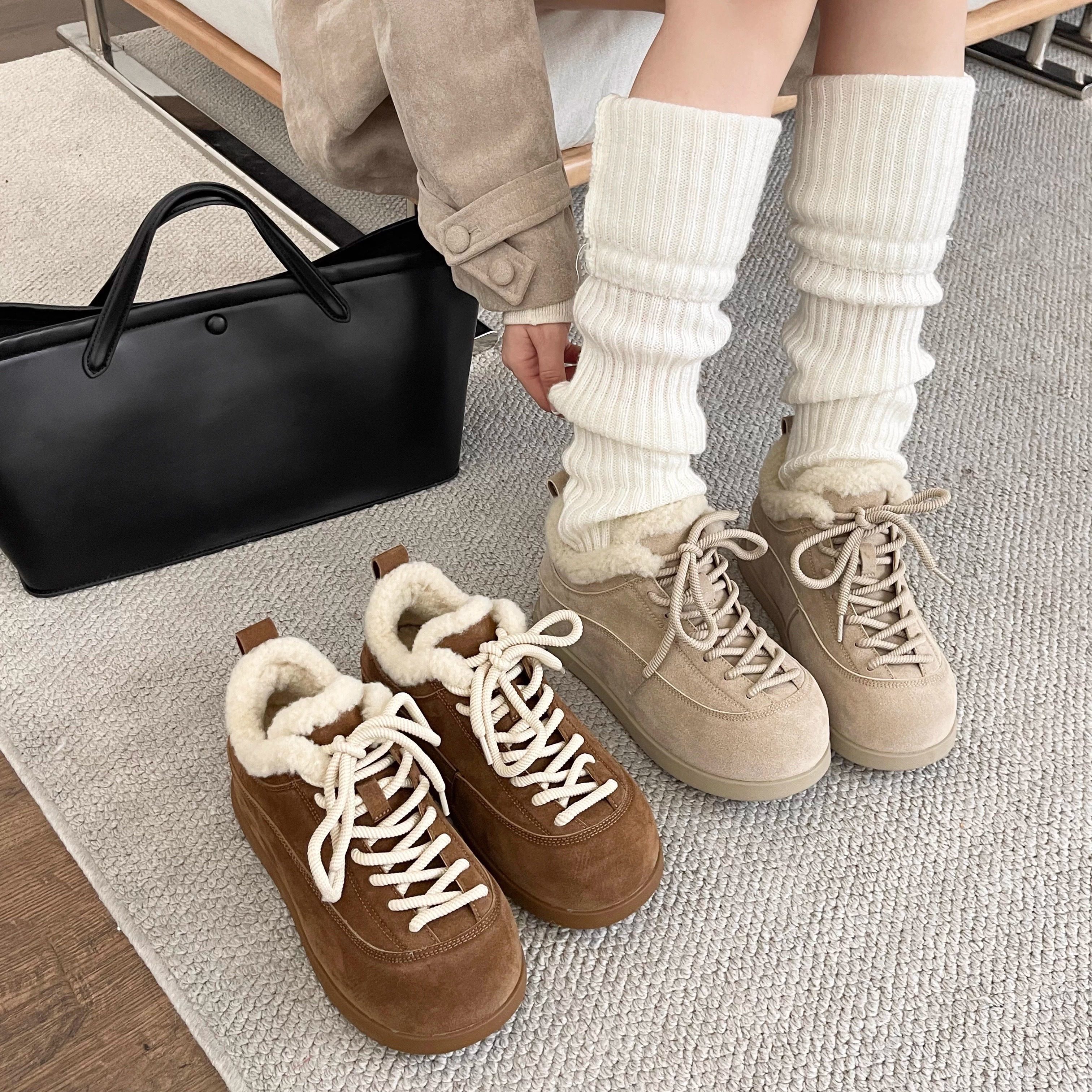 日系减龄可爱复古内增高丑萌鞋