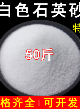 纯白色石英砂石足球场铺面酒店烟灰缸灭烟沙鱼缸庭院园林造景沙子