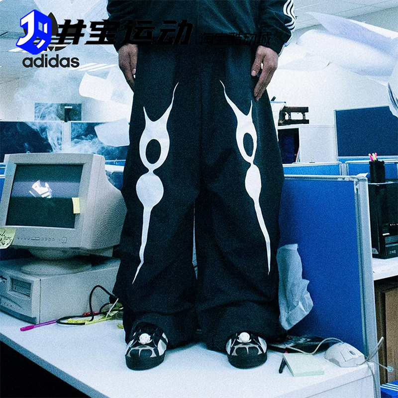 三叶草直筒透气梭织速干长裤