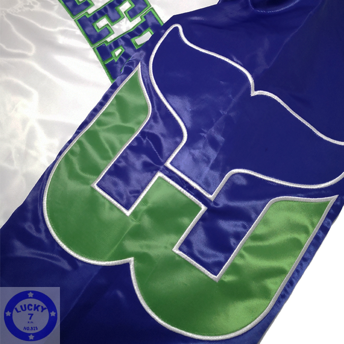 NHL捕鲸人白丝光亮面秋冬棒球服