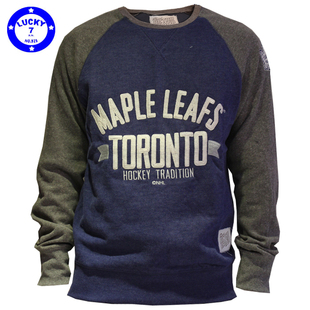 原装正品多伦多枫叶刺绣秋冬款加绒美式校园风卫衣针织衫L码XXL码