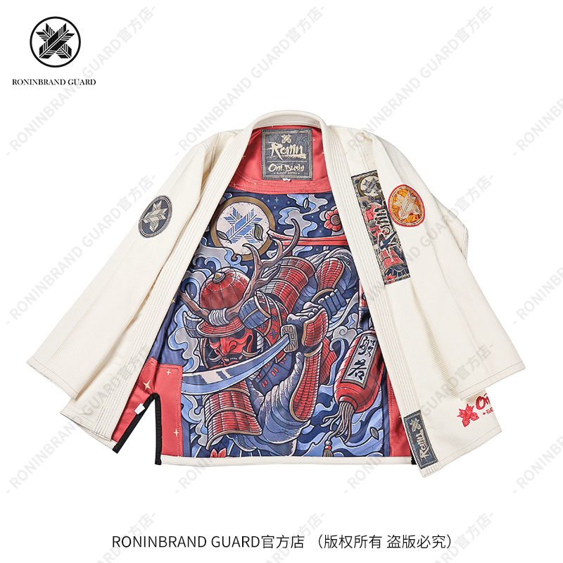 Ronin 鬼武士 Oni Bushi Bjj Gi - Unbleached 巴西柔术道服 无漂 运动/瑜伽/健身/球迷用品 柔道服 原图主图