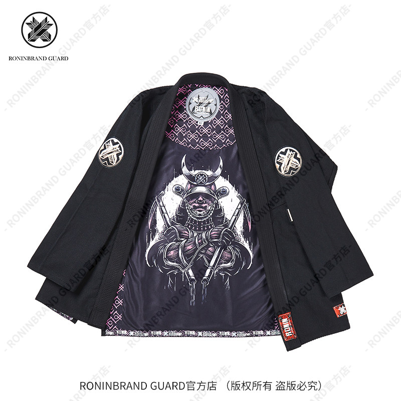 Ronin 黑泽武士 Bjj Gi - Black 巴西柔术道服 黑