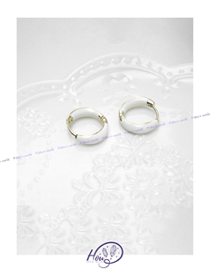 厚耳垂的世界S925银针小众设计感圆形气质精致闪亮耳钉耳环耳饰