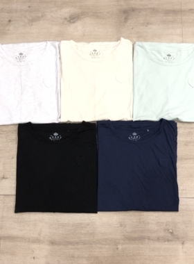 nacostyle出口日本原D森女风中长款超舒服的宽松丝棉薄款T恤