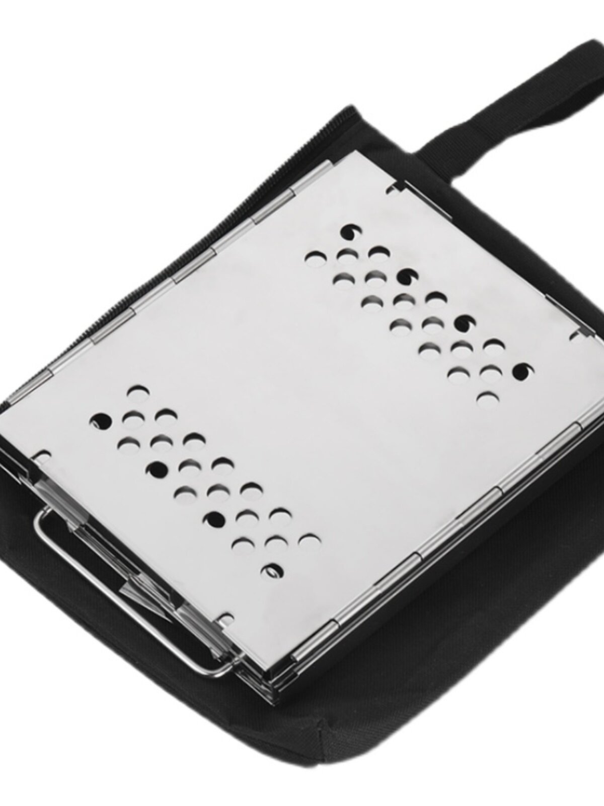 钛工匠户外不锈铁拆卸易收纳野外木炭烧烤炉野炊烤肉炉架便携炉i.