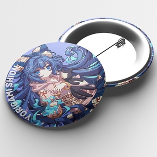 现货 58mm东方Project依神紫苑马口铁圆形徽章