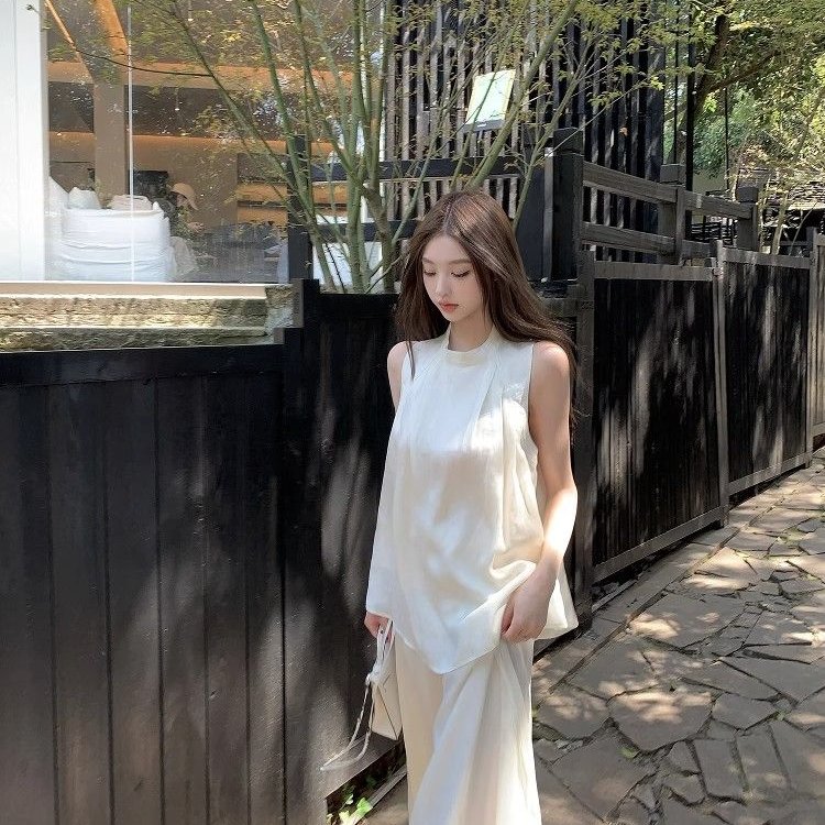 夏日绝美休闲套装气质一整两件套ootd穿搭夏季高级感2025超火新款