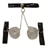 Интересная аксессуары для нижнего белья воротник SM Женская рабская тяга Traction Tracting Game Iron Chain Alternative Saing Leather Whip Tone Stormance Sancement